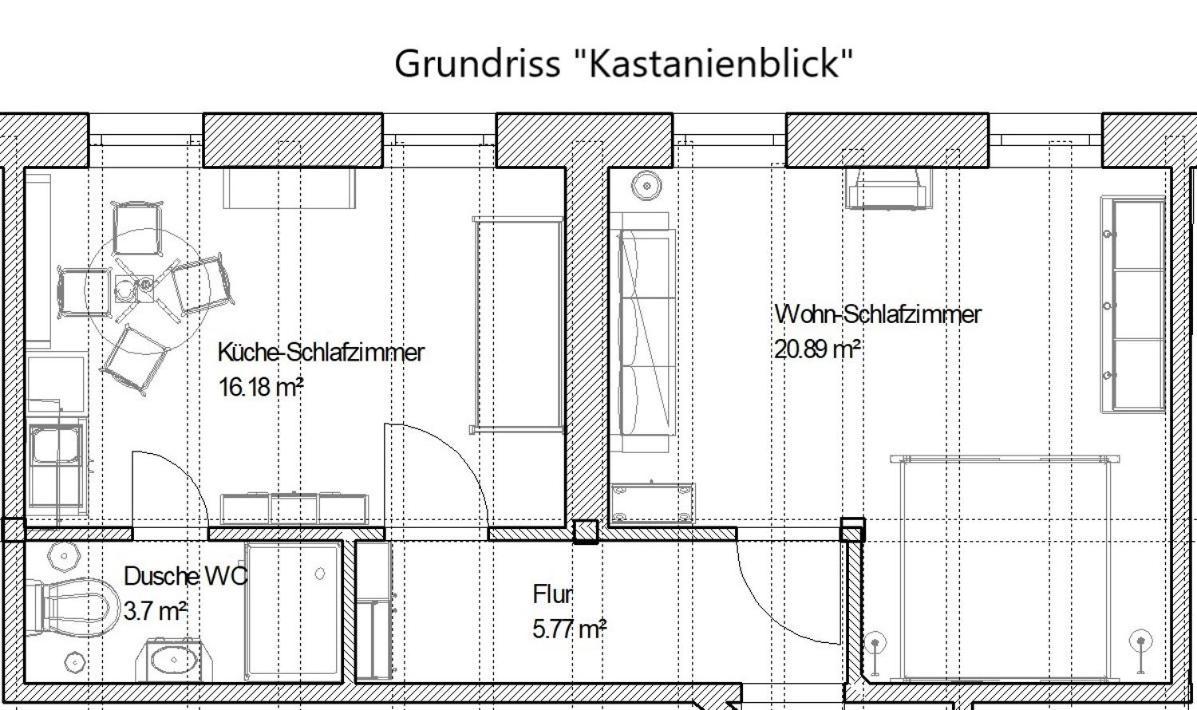 Ferienwohnung Kastanienblick Oder Parkblick, Oder Unser Radlerzimmer! Ziethen  Ngoại thất bức ảnh